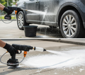 portable battery powered car washing gun