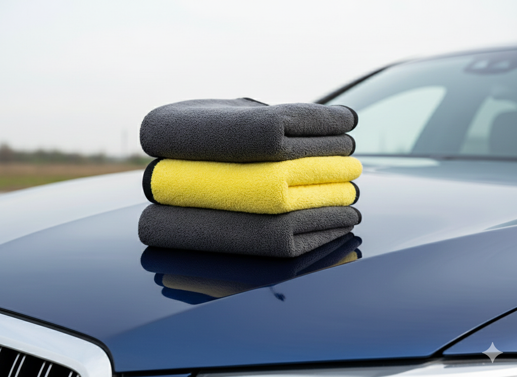 350 GSM Dual-Side Microfiber Cloth