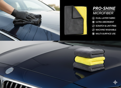 350 GSM Dual-Side Microfiber Cloth